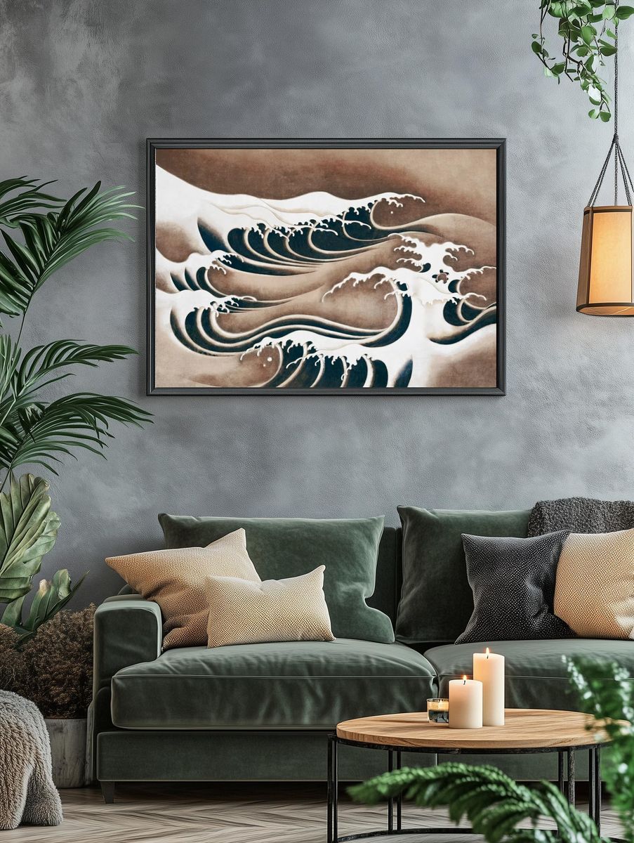 Waves — Fine Art Print. — room view 4