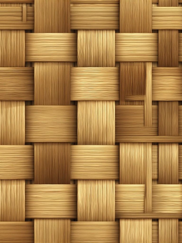 Woven Bamboo Texture Poster. poster detail