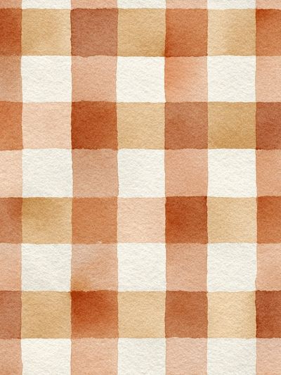 Watercolor Checkered Pattern Poster.