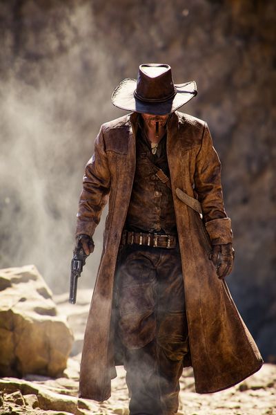 Western Gunslinger Portrait Poster. poster print