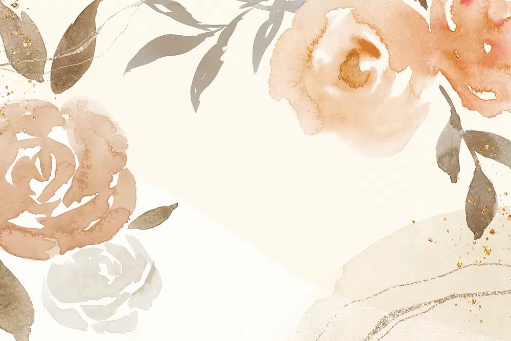 Watercolor Floral Elegance Poster. poster detail