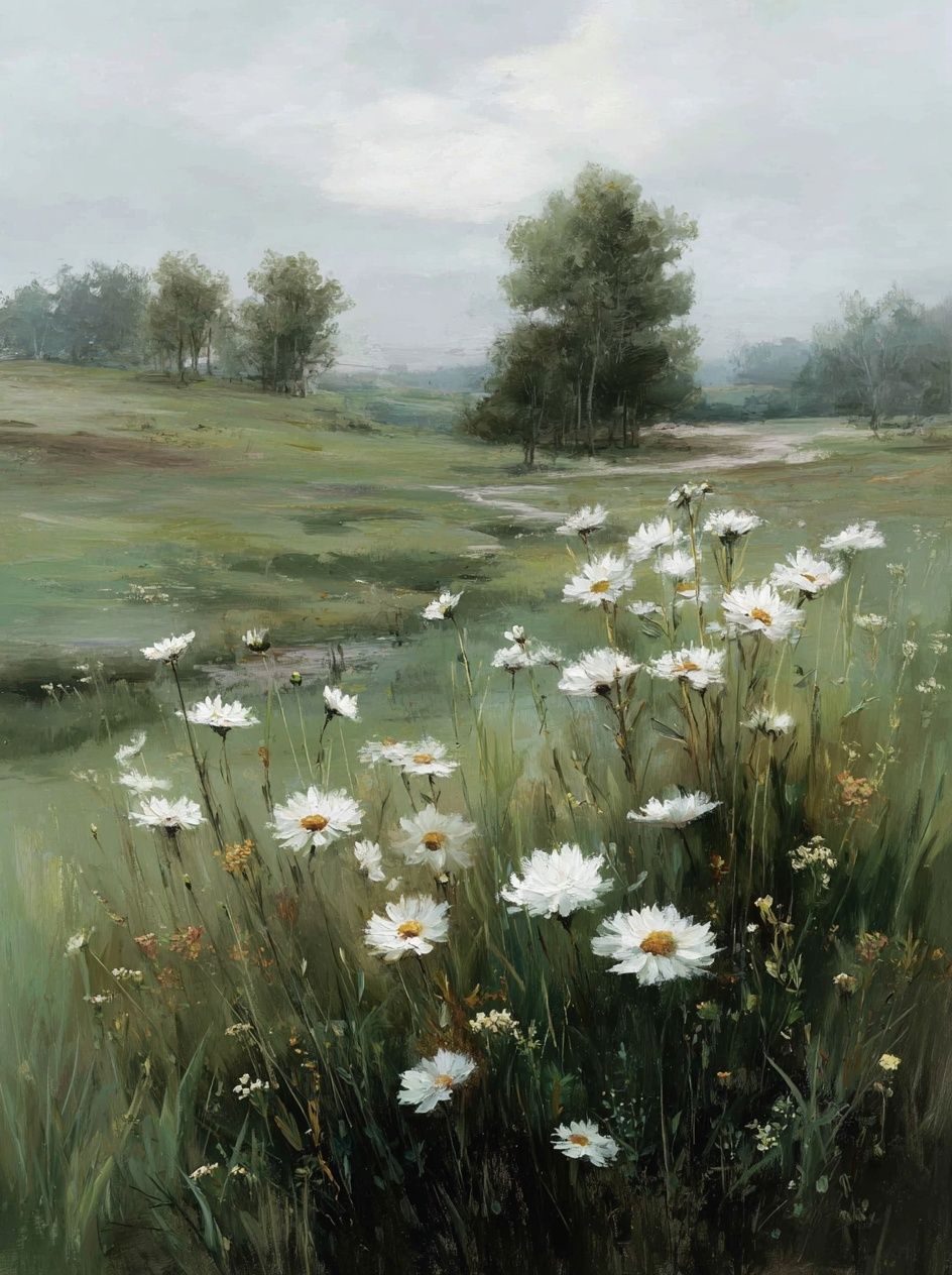 Wildflower Meadow — Fine Art Print. poster — fine-art art