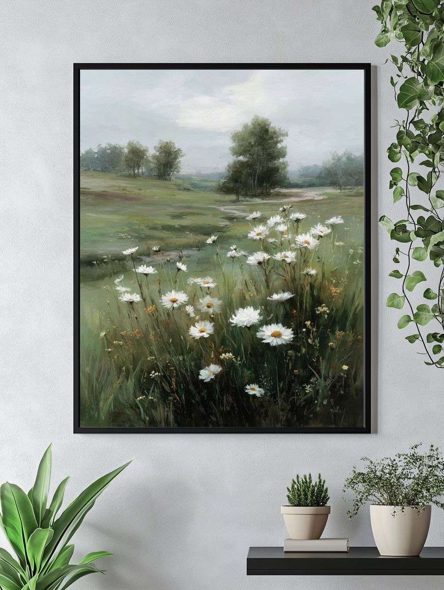 Wildflower Meadow — Fine Art Print. — room view 4