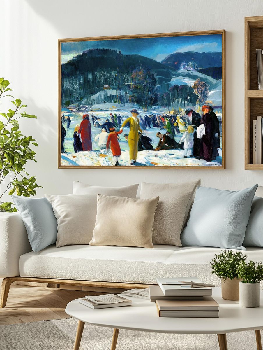 Winter Wonderland — Fine Art Print. — room view 2