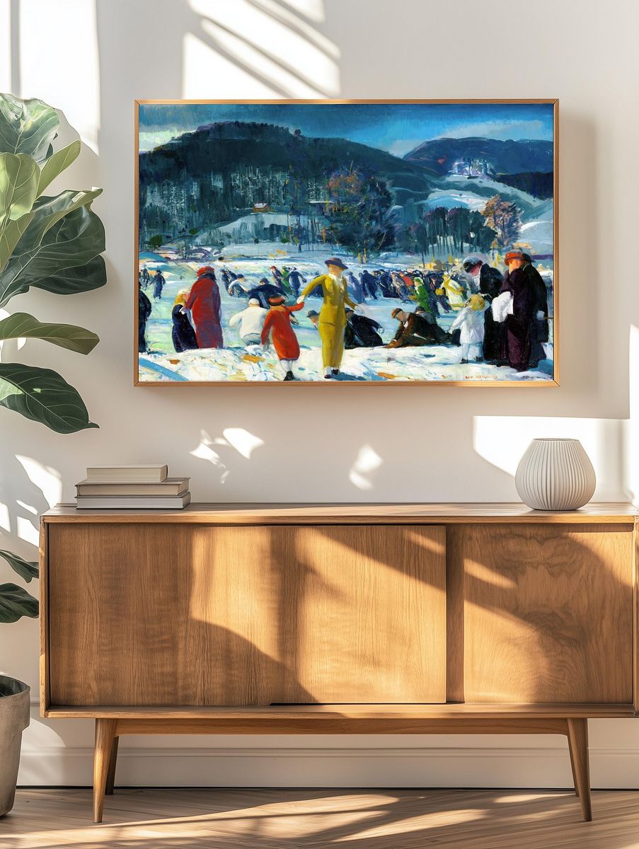 Winter Wonderland — Fine Art Print. — room view 3
