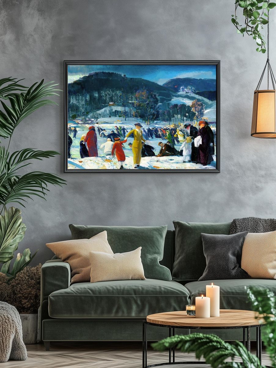 Winter Wonderland — Fine Art Print. — room view 4
