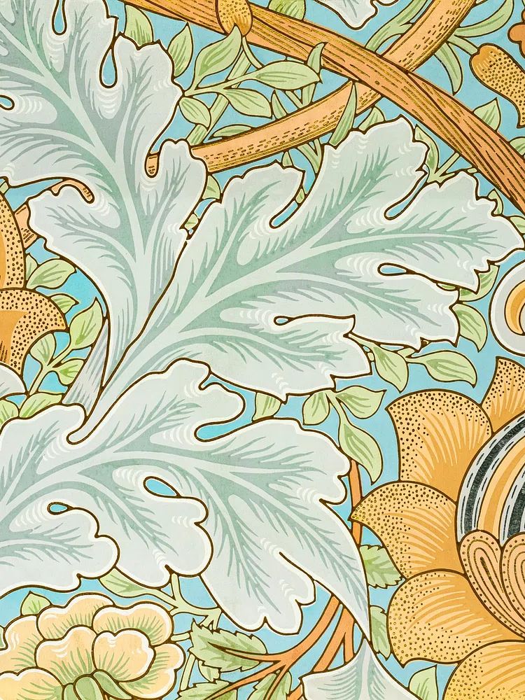St. James by William Morris (1881) — Art Print. poster — botanical art