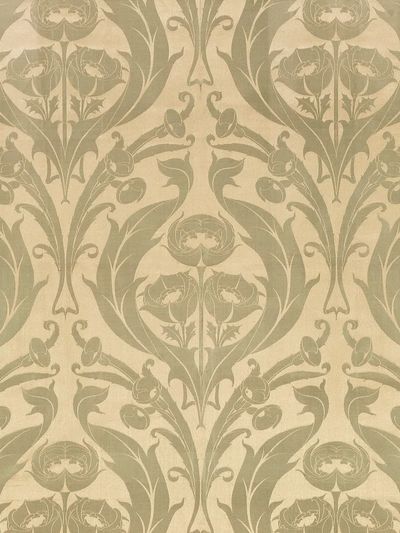 Textile Fragment by William Morris (c 1900) — Art Print. poster print