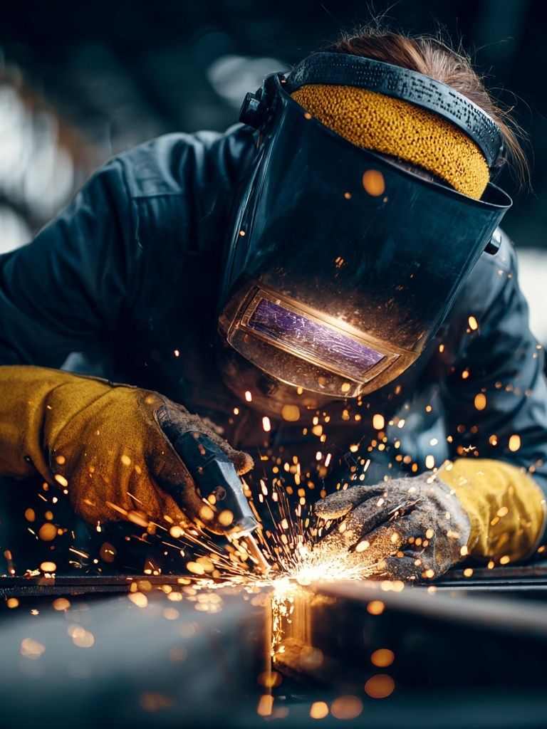 Welder at Work — Photography Print. poster — photography art