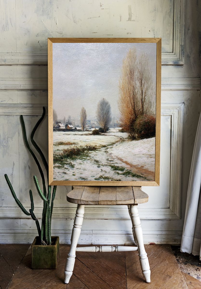 Winter Landscape — Fine Art Print. — room view 1