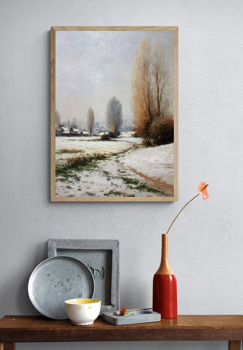 Winter Landscape — Fine Art Print. — room view 3