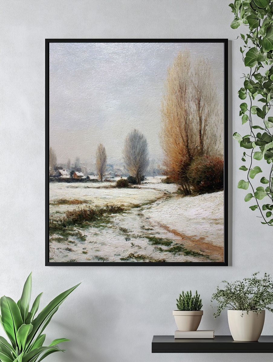 Winter Landscape — Fine Art Print. — room view 4