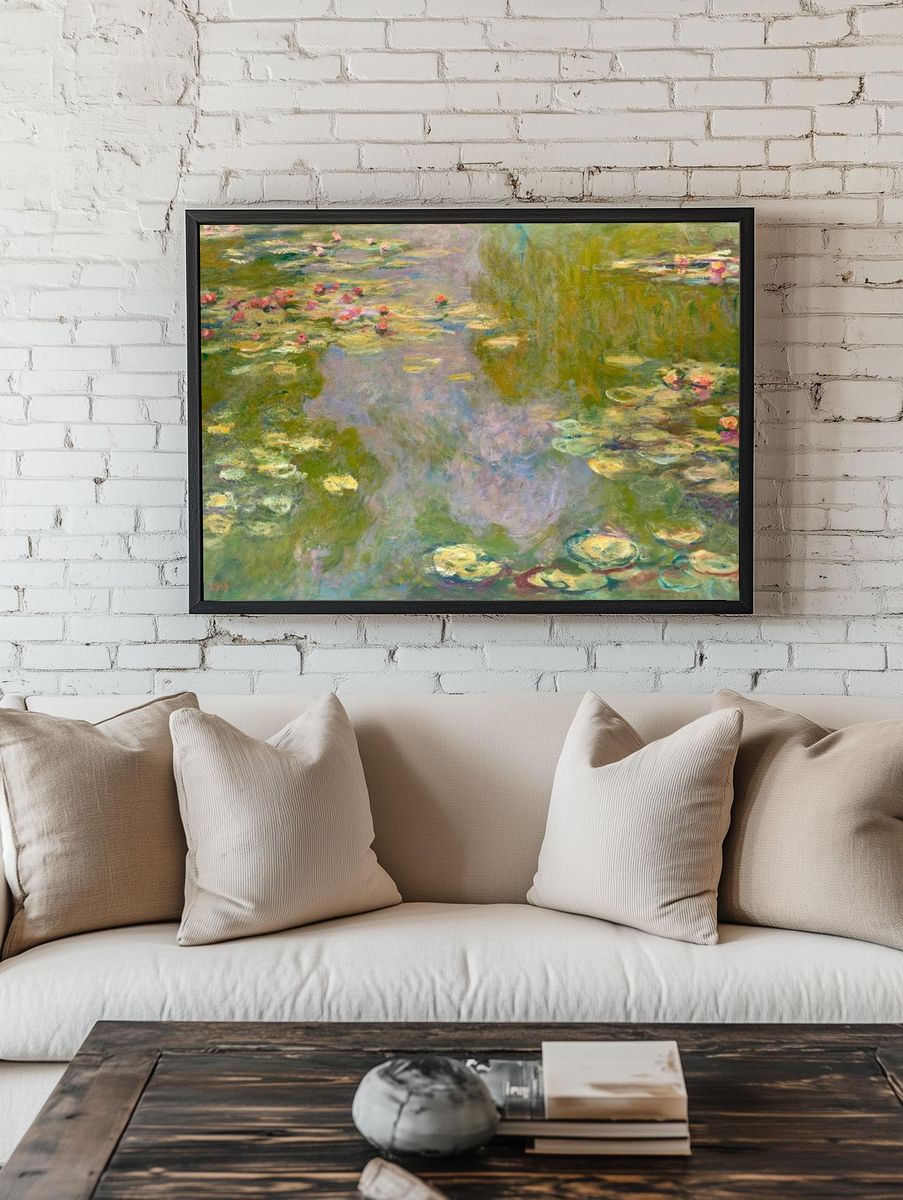 Water Lilies (1919) Claude Monet. — room view 1