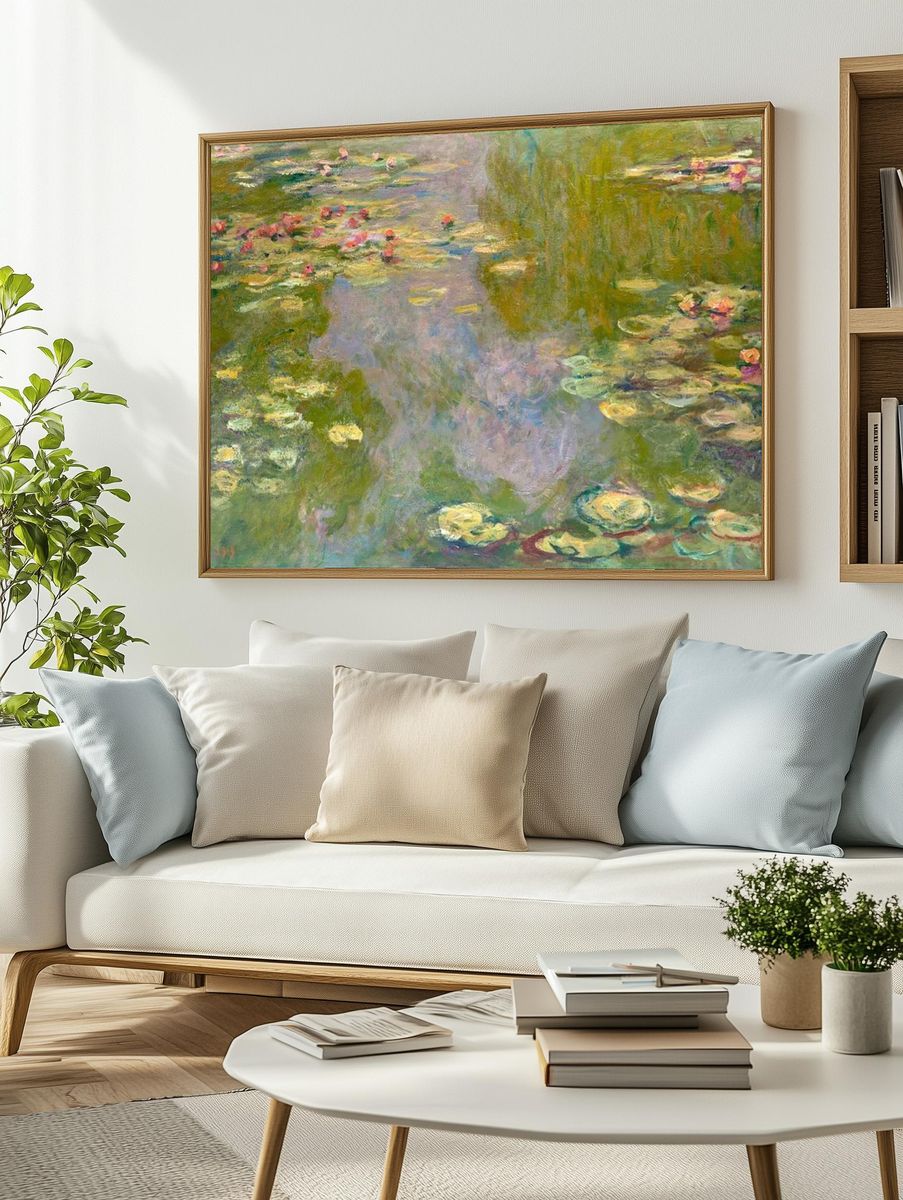 Water Lilies (1919) Claude Monet. — room view 2