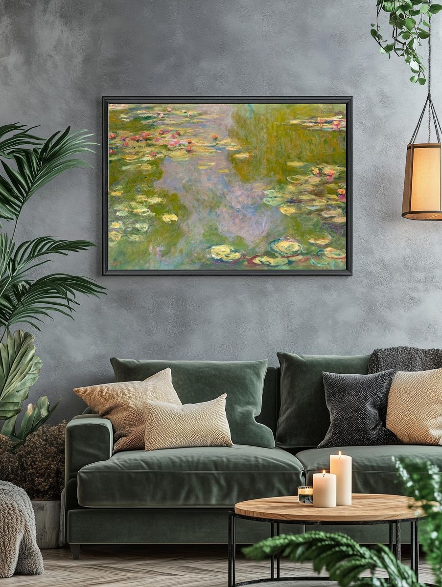 Water Lilies (1919) Claude Monet. — room view 4