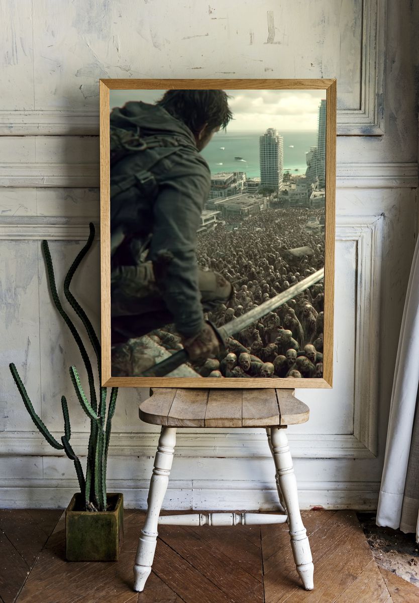 Zombie Apocalypse — Action Print. — room view 1