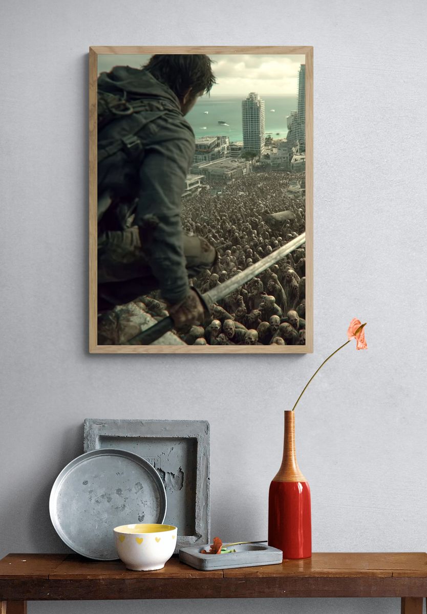 Zombie Apocalypse — Action Print. — room view 3