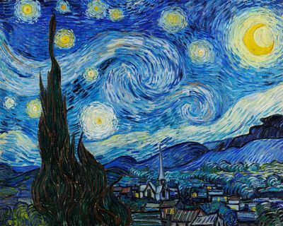 Starry Night — Fine Art Print. poster print